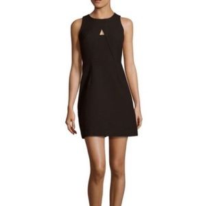 NWT Milly Black Size 0 A-Line Peekaboo Sheath Dress